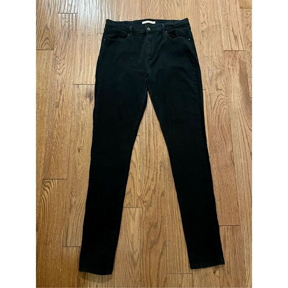 Levi’s 721 high rise skinny jeans black wash size 33 - Picture 3 of 11